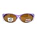 No Glare Polarized Oval Shape Ombre Fitover Sunglasses Purple