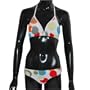 2 PIECE SET: Womens Body Glove bikini top & bottom set (Size: L)