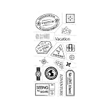 Fiskars Cloud 9 Clear Stamps, Travel