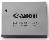 Canon NB-4L Akku fr D-IXUS 30/40/50/60/65/70/75/i7 zoom