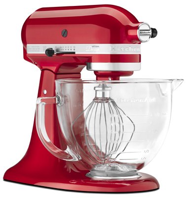 Kitchenaid Ksm155gbca Artisan&reg; Design Series Stand Mixer, 5 Qt, Apple Red