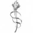 Pugster Faux Pearl Brooch