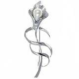 Pugster Faux Pearl Brooch