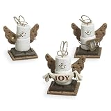 SMORES ~ Smores Joy Angel Christmas Ornament Set #837153
