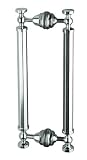 Kohler K-705768-SHP Pinstripe 14-Inch Pivot Handle, Bright Polished Silver
