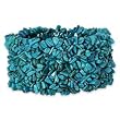 Turquoise Chip Stretch Bracelet- 8 IN