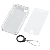 ELECOM iPhone4/4S�б� �ϡ��ɥ����� ���ꥢ PS-A11PCCR