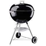 Weber 741001 22 1 2-Inch One-Touch Silver Kettle Grill, Black by Weber