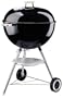 Weber 741001 22.5-Inch One-Touch Silver Kettle Grill, Black