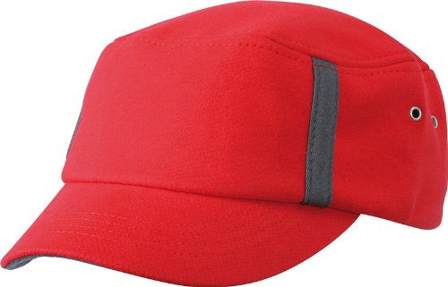 Myrtle Beach Uni Cap Bonded Doubleface Army, red/carbon, One size, MB7932 rdcb Preisvergleich