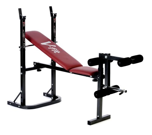 V-Fit Herculean Folding Weight Bench with Leg Unit 