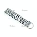 Doliphine Sakura Print Wristlet Fabric Lanyard Key Fob Key Chain for ID Badge Holder/Key/purse (Dark Blue)