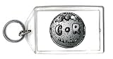 Keychain with symbol, metallic, Sweden, protective, armour, Europe, armor, defense, safeguard, shield