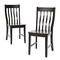 Adams Dining Chairs Set of 2 - Soft Black
