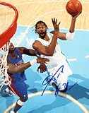 Nene Autographed / Signed Denver Nuggets Basketball 8x10 Photo