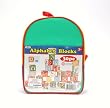 First Learning Alphabet Blocks - 30-pc Set in Mini Back Pack