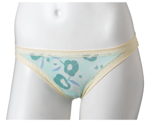 Calvin Klein Women's Printed Frosted Sheer with Lace Thong