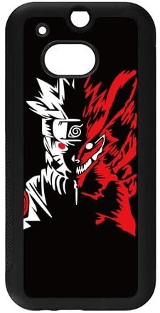 MeowStore Make Japan Cartoon Hokage Ninjia Naruto vs Fox Phone Case For HTC ONE M8 Black