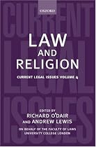 Law and Religion: Current Legal Issues 2001 Volume 4: Law and Religion Vol 4