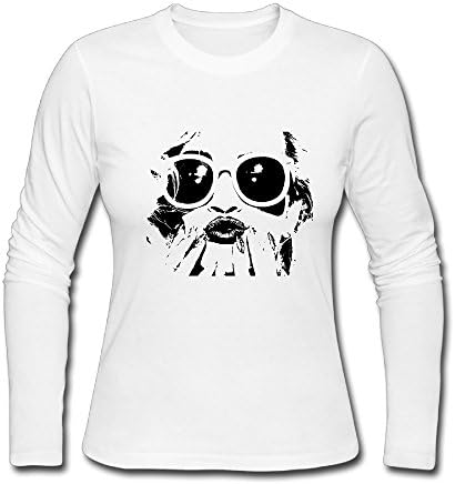 USM-Women's Rita Ora Red Lips Long Sleeve Shirt.
