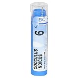 Boiron Homeopathic Medicine Cocculus Indicus, 6C Pellets, 80-Count Tubes (Pack of 5)