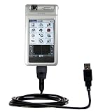 Classic Straight USB Cable for the Sony Clie NR60 with Power Hot Sync and Charge capabilities - Gomadic Brand w/ TipExchange Technology