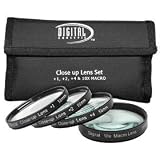Digital Concepts +1 +2 +4 +10 Close-Up Macro Filter Set with Pouch (58mm)
