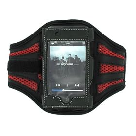 Heavy Duty Sport Workout Mesh Armband for Apple iPod Touch 8gb 16gb MP3 Player - 3 Color Choices