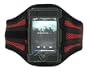 Heavy Duty Sport Workout Mesh Armband for Apple iPod Touch 8gb 16gb MP3 Player - 3 Color Choices, RED