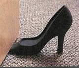 Stops: BLACK Stilletto High Heel shoe pump doorstop DOOR STOP