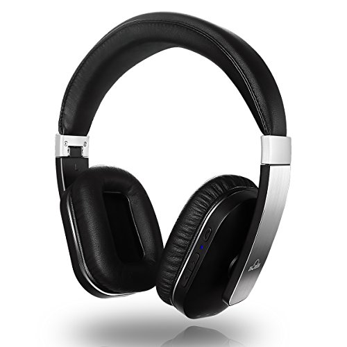 iDeaUSA Bluetooth Headphones, Bluetooth 4.0 Stereo Wireless Headphones with Built-in Mic, Noise Isolation for Apple, Android Devices, TV with Zippered Carrying Case