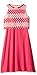 Dream Star Girls' Little Stripe/dot Pop-Over 2 Pc Dress with Necklace