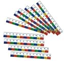 Transparent Inchworms Rulers - Set/10