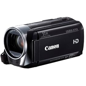 Canon - Legria HFR38 - Cam�scope num�rique HD - Port SD/SDHC - 3,2 Mpix - Zoom optique 32x - Wifi - M�moire Flash int�gr� 32 Go - Noir