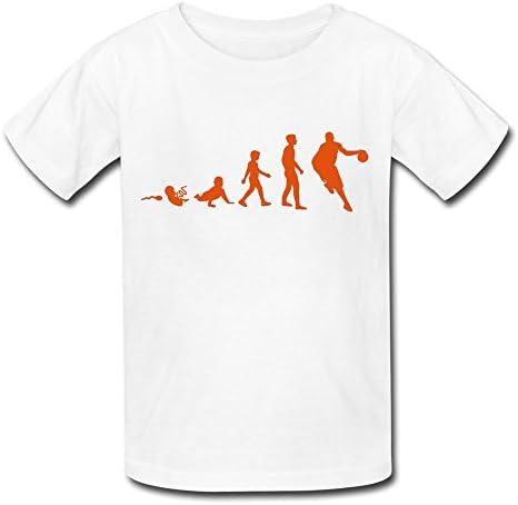 ZhiTian Youth Evolution Basketball 1 Kids Boys And Girls T-Shirt - L White