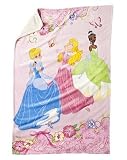 Disney Princess Crown Butterfly Sherpa Toddler Blanket