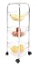 3 Tier Chrome Plated Storage Trolley