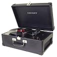 Crosley CR49 Traveler Portable Turntable, Black
