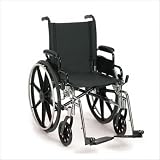 Breezy EC 4000 High-Strength Lightweight Wheelchair Seat Size: 20 x18, Arm Style: Padded Desk Arms, Footrest Style: Elevating Legrest