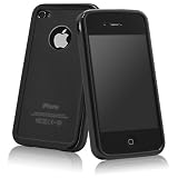 BoxWave Apple iPhone 4 Cool Accent Case (Jet Black / Smoke)