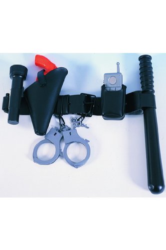 Boys Kids Childrens Police Officer'S Belt Rubie'S Costume Costume Accessory Toy One Size, As Shown By Fenvy