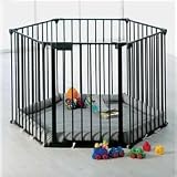 Baby Dan Black Baby Den (convertable to Hearth or Configure Gate) with washable play mattress