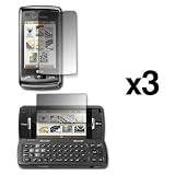 3 Pack of Premium Reusable LCD Screen Protector for LG enV Touch VX11000 3 Pack of Premium Reusable LCD Screen Protector for LG enV Touch VX11000