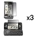 3 Pack of Premium Reusable LCD Screen Protector for LG enV Touch VX11000