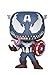 Funko Pop Marvel: Venom - Venom Captain America Collectible Figure, Multicolor