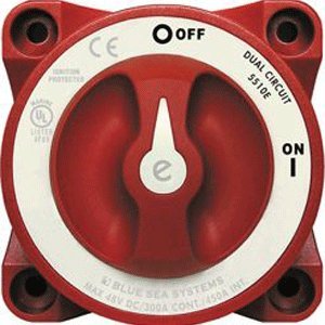 Blue Sea 5510E e-Series Dual Circuit Battery Switch