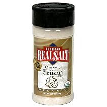 RealSalt Organic Onion Salt, 8.25-Ounce Bottles (Pack of 4)