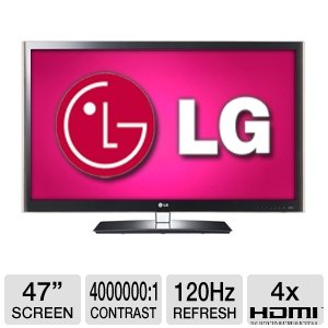 LG Infinia 47LV5500 47-Inch 1080p 120 Hz LED-LCD HDTV with Smart TV