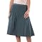 Isaac Mizrahi Pintuck Full Skirt- Heather Blue
