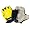 Giordana 2007 Corsa RT Racing Cycling Gloves (GI-GLOV-CORT-YELL) - Yellow (L)